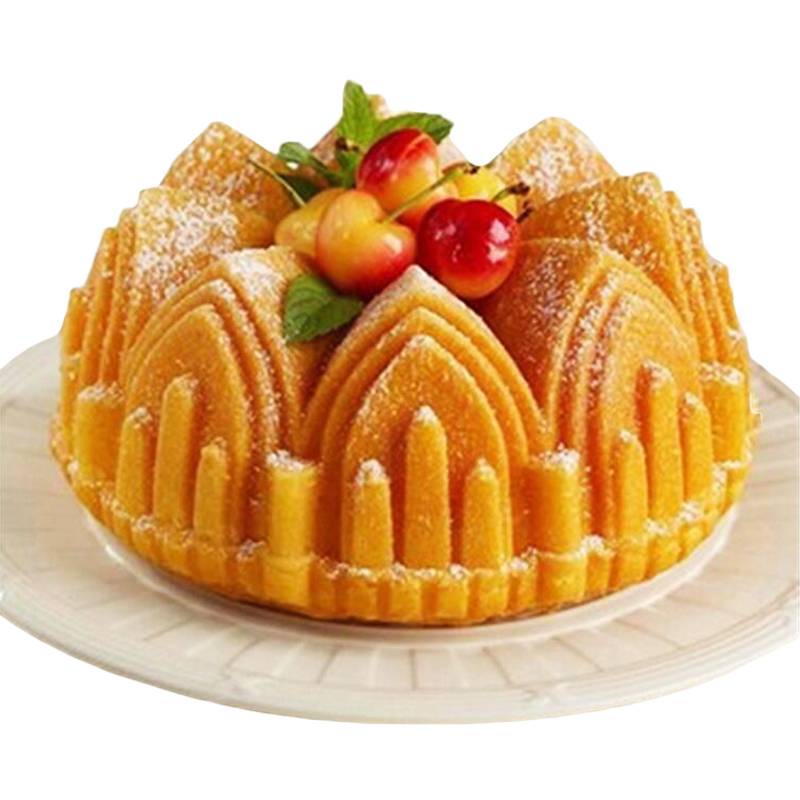 Moule Een Gateau Bakpan Grote Kroon Vormige Siliconen Cakevorm 3d Verjaardagstaart Decoratie Diy Bakkerij Cake Pan Bakvormen