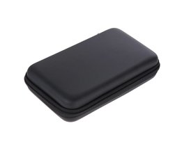 Zwarte Huid Carry Hard Case EVA Opbergtas voor Nintendo 3DS XL LL Pouch Hard Gevallen voor 3DS Opbergdoos Met Strap <br />
 ALLOYSEED