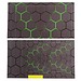 Vinyl decal skin sticker groene geometrie geschilderd ontwerp voor xbox one s gaming console 2 controller beschermende decal cover <br />
 ShirLin