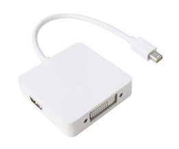 3 in 1 mini dp displayport-naar hdmi/dvi/dp display port kabel adapter voor apple macbook pro  <br />
 BIMGOAL
