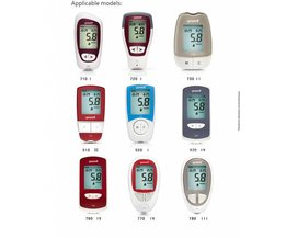 50 stks teststrips 50 stks lancetten naalden voor Glucometer bloedsuiker glucose meter monitor YUYUE <br />
 MyXL