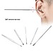5 Stks/set Rvs Spiraal Earpick Wax Remover Curette Remover Cleaner antislip Oor Pick Lepel Ear Care Tools voor Volwassenen <br />
 abody
