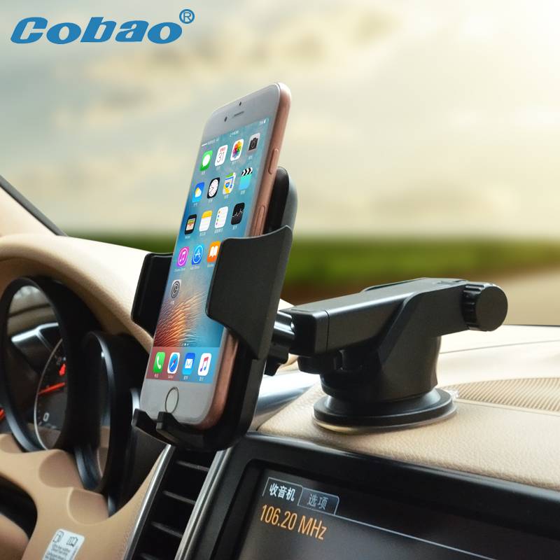 Universele Dashboard Auto Mobiele Telefoon Houder Stand 360 Verstelbare Smartphone Houder voor Huawei iPhone <br /> Cobao
