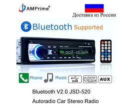 Autoradio Bluetooth met Aux, USB en SD kaart