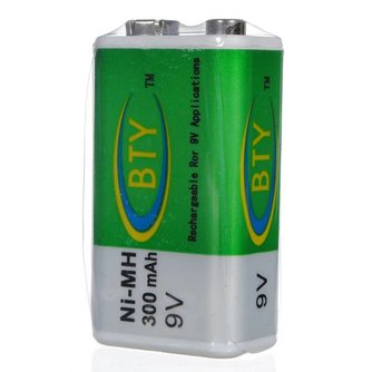 Oplaadbare Ni-MH BTY Batterij 9V