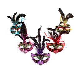 Venetiaans Masker met Veren