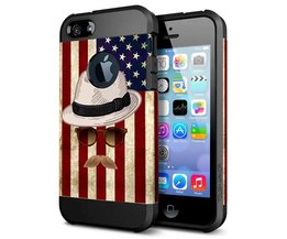 Hoes voor iPhone 5 & 5S met Amerika Design