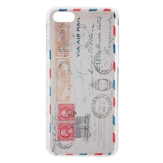 Beschermhoes voor iPhone 5C met Postzegel Print