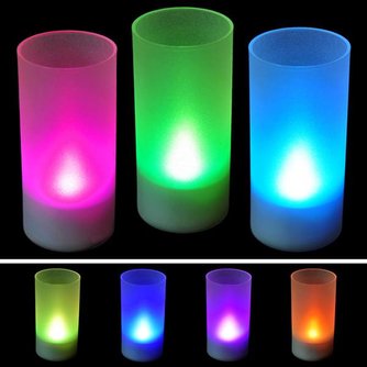 LED-Kaars met Verschillende Kleuren