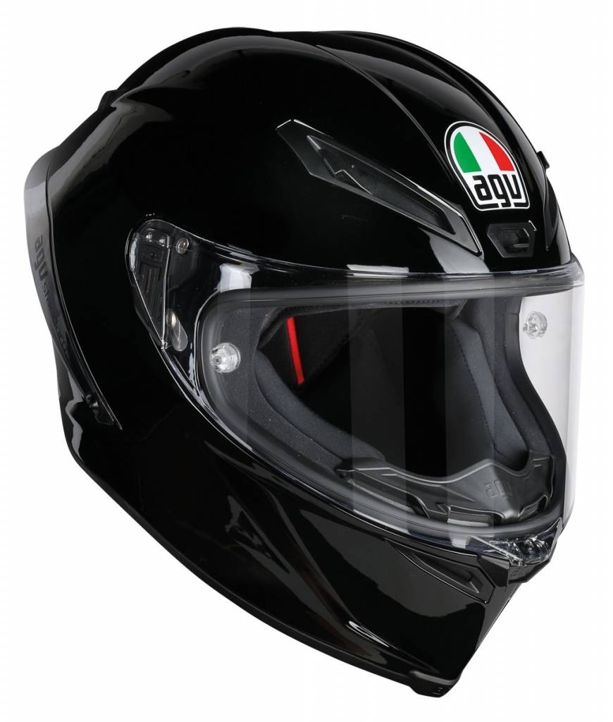 AGV Corsa R Glossy Black Helmet - Champion Helmets ...