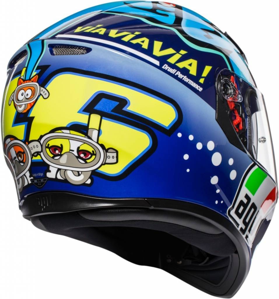 AGV K3 SV Rossi Misano 2015 Helmet + 50% discount Extra Visor