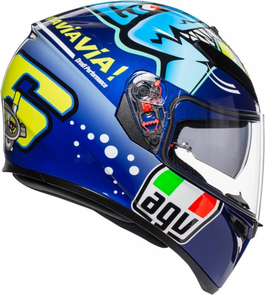 AGV K3 SV Rossi Misano 2015 Helmet + 50% discount Extra Visor