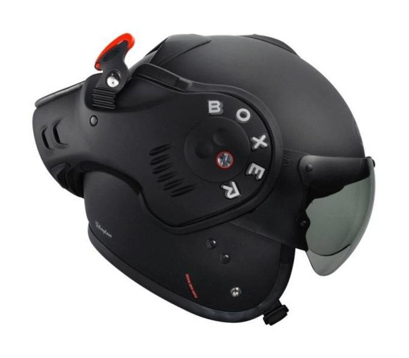 black motorcycle helmet