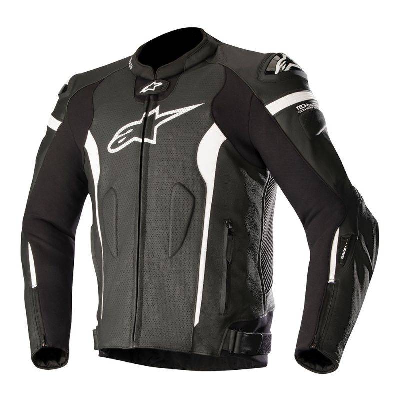 alpinestars missile tech-air leather jacket - champion helmets