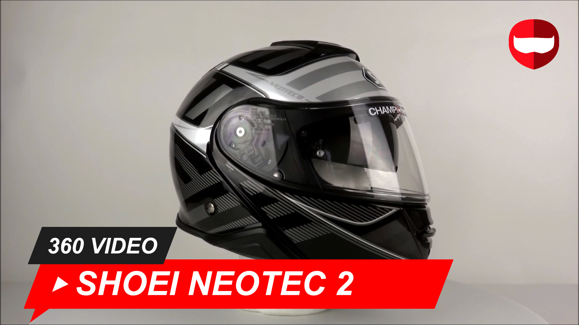Shoei Neotec 2 Splicer Tc 5 Helmet 360 Video Champion Helmets Motorcycle Gear