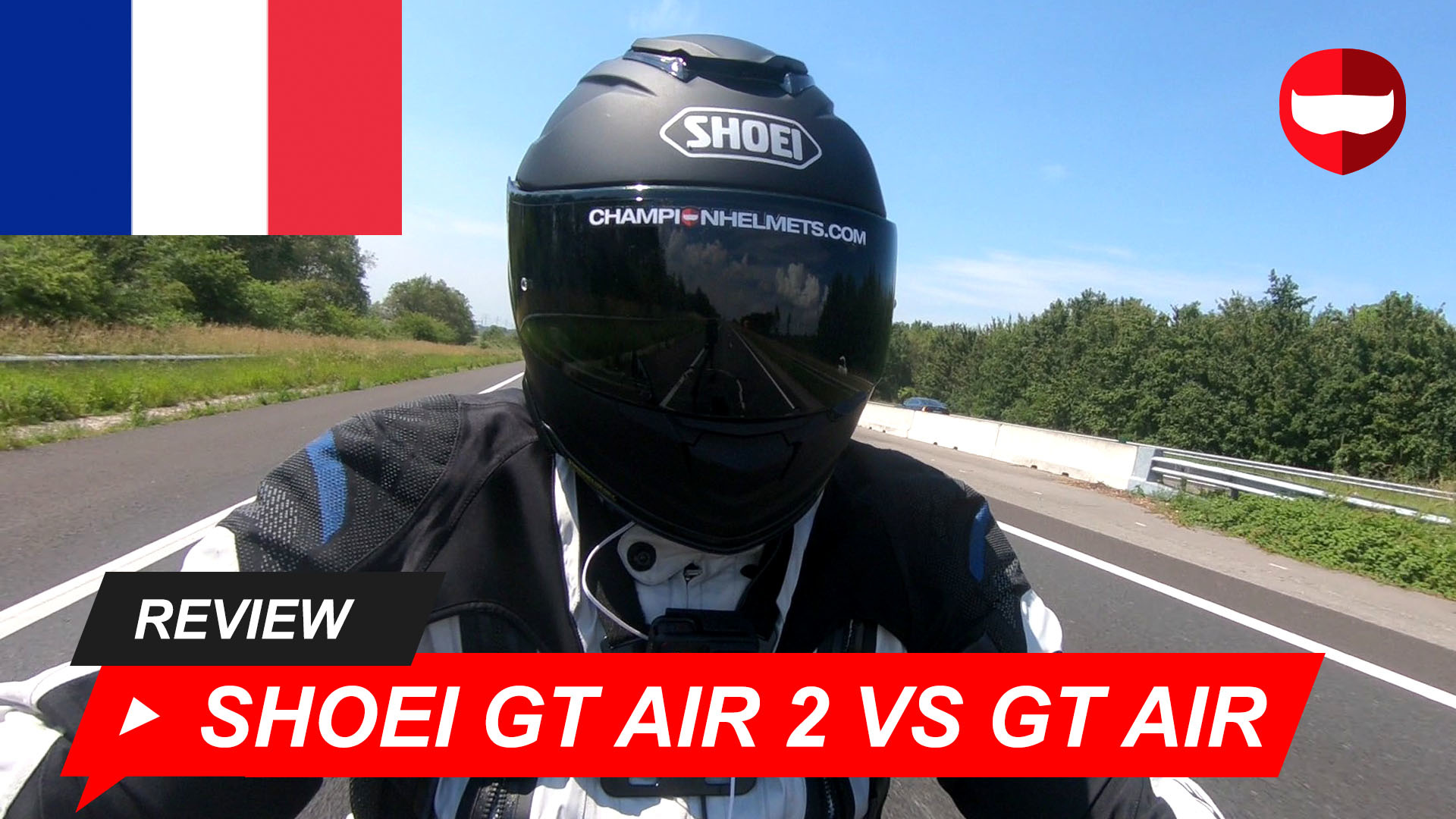 Test Sur Route Du Shoei Gt Air Vs Gt Air 2 Video Champion Helmets Equipment Moto