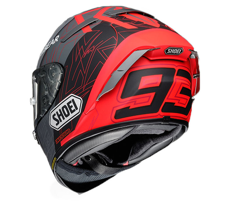 Shoei X Spirit 3 Marquez Black Concept 2 0 Tc1 Free Additional Visor Champion Helmets Motorcycle Gear