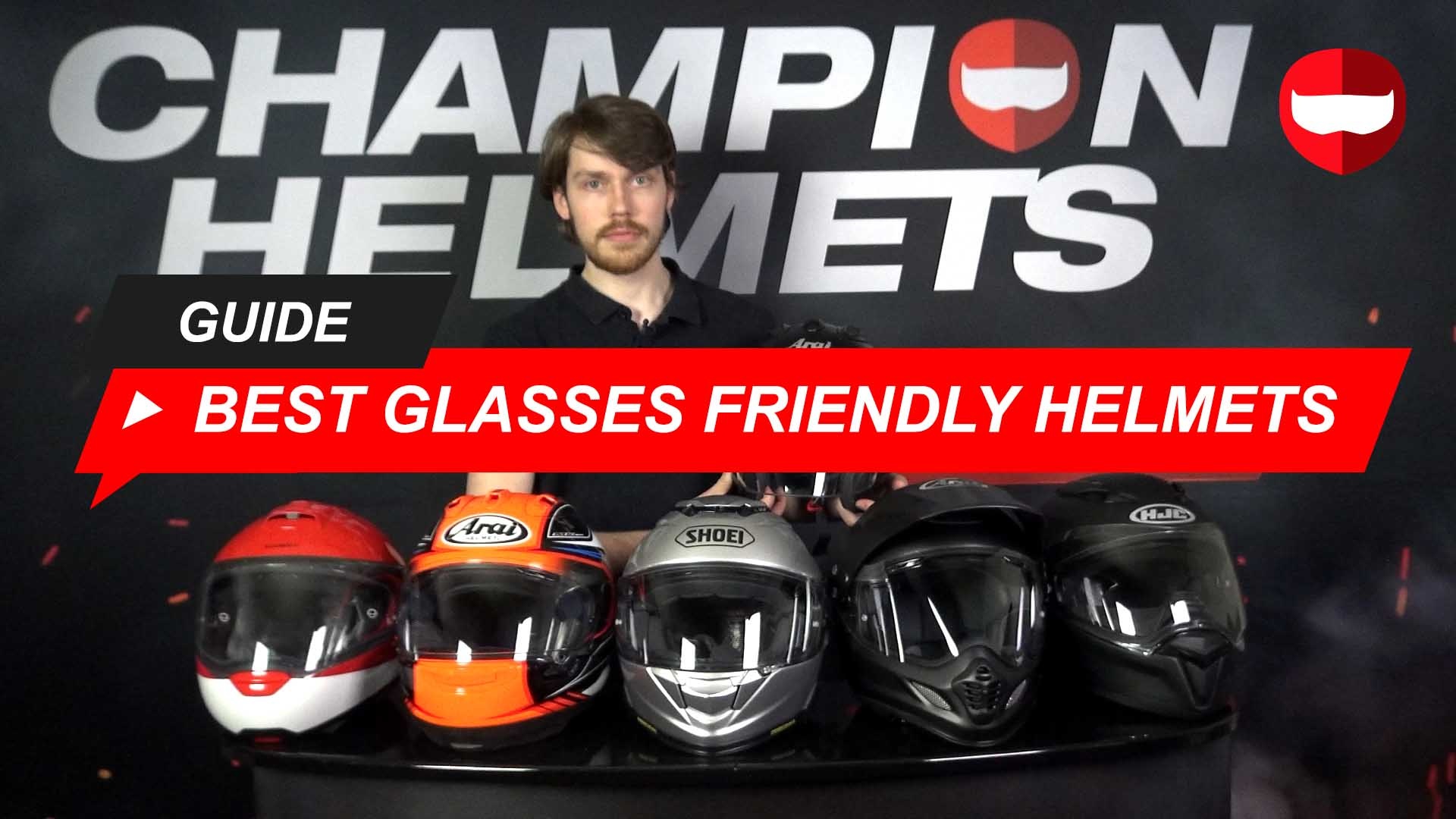Best Glasses Friendly Motorcycle Helmets 2020 Guide Video Champion Helmets Motorcycle Gear