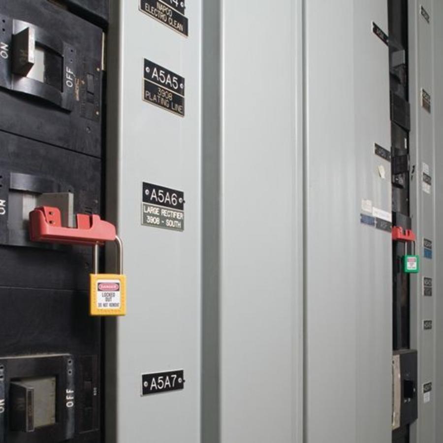 Circuit breaker lock-out 506 (491B and 493B)