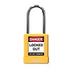 Abus Aluminum safety padlock with yellow  cover 77567