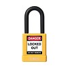 Abus Aluminium safety padlock with yellow cover 59110