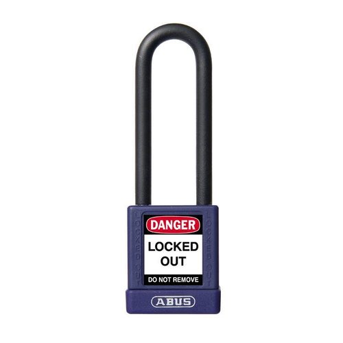 Aluminium safety padlock with purple cover 74/40HB75 purple 