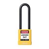Abus Aluminium safety padlock with yellow cover 58031
