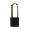 Abus Anodized aluminium safety padlock black 72IB/30HB50 SCHWARZ