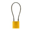 Abus Anodized aluminium safety padlock yellow  with cable 72/30CAB GELB