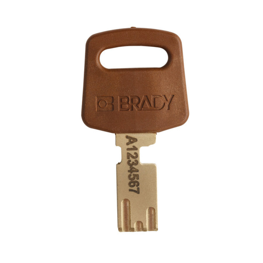 SafeKey nylon safety padlock brown 150318 /  150309