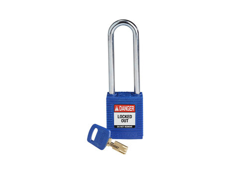 SafeKey nylon safety padlock blue 150249 