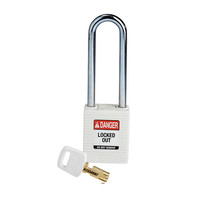 SafeKey nylon safety padlock white 150295