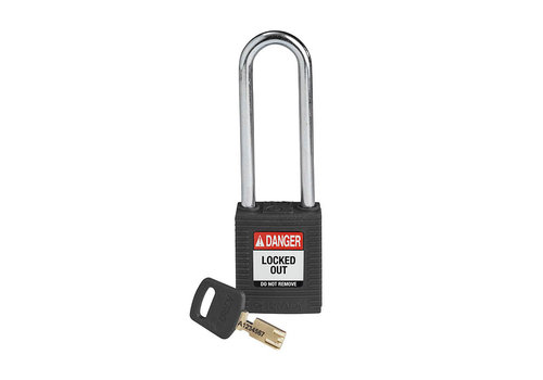 SafeKey nylon safety padlock black 150274 
