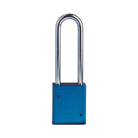 SafeKey Aluminium safety padlock blue 150241