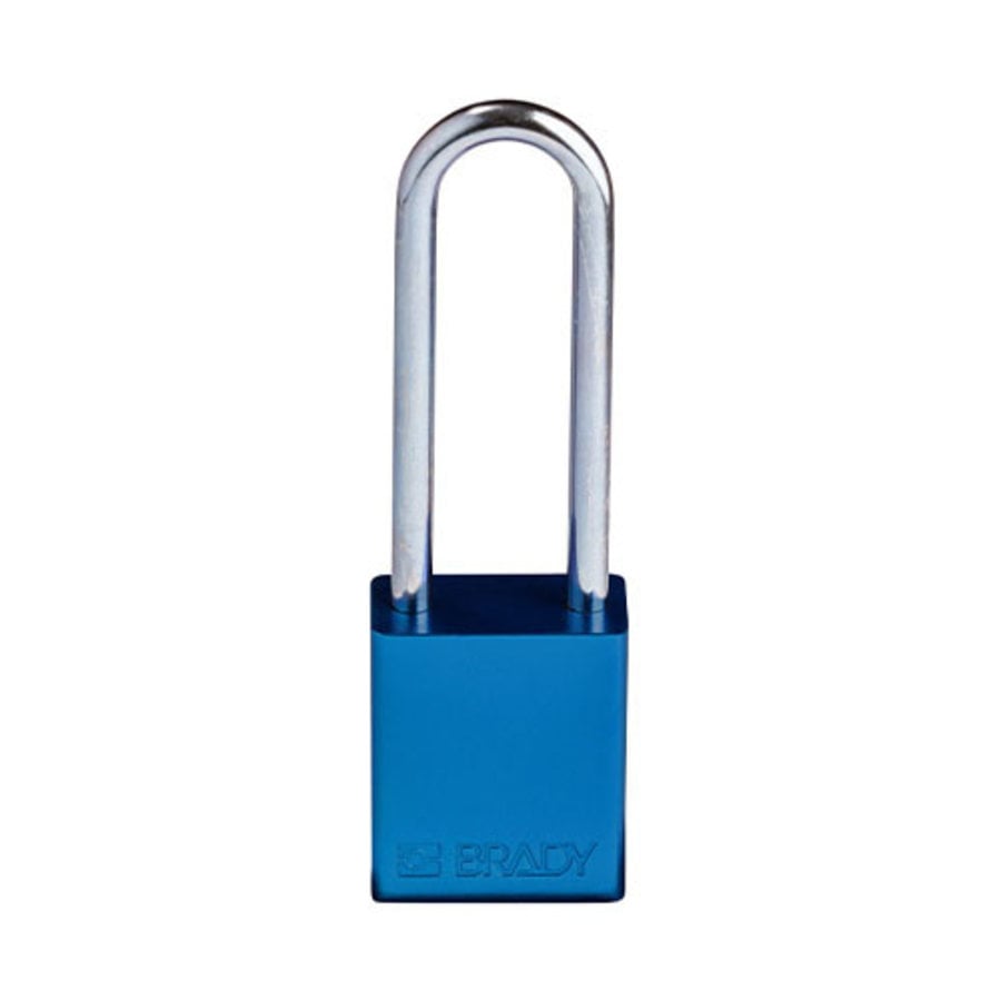 SafeKey Aluminium safety padlock blue 150241