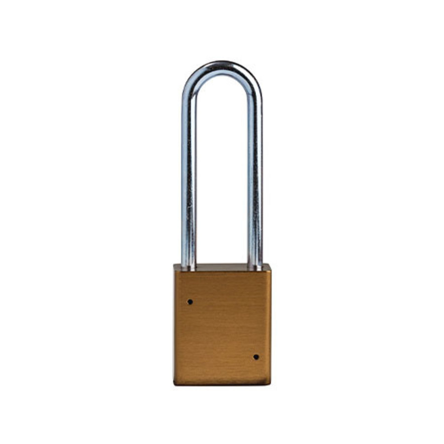 SafeKey Aluminium safety padlock brown 150284