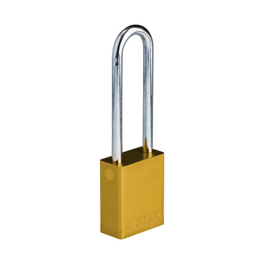 SafeKey Aluminium safety padlock  Yellow 150285