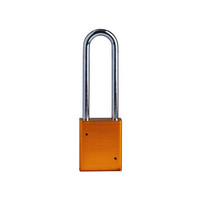 SafeKey Aluminium safety padlock Orange 150306