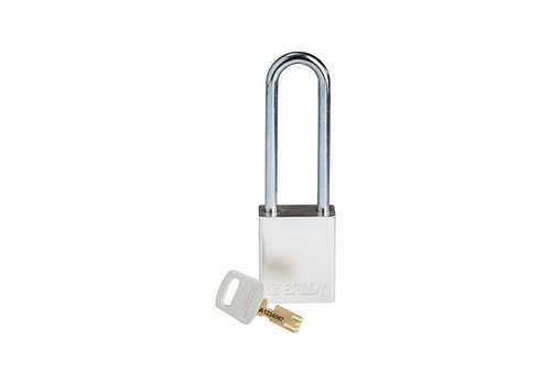 SafeKey Aluminium safety padlock  silver 150283 