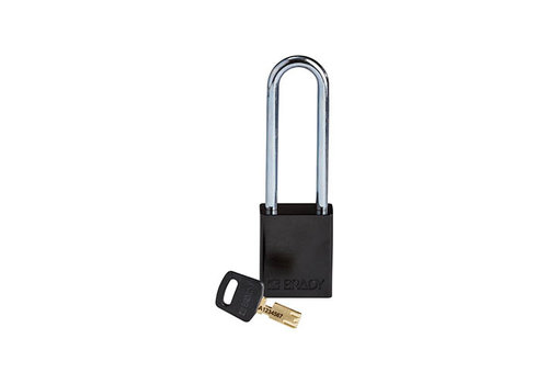 SafeKey Aluminium safety padlock  black 150331 