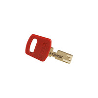 SafeKey Aluminium safety padlock Red 150332