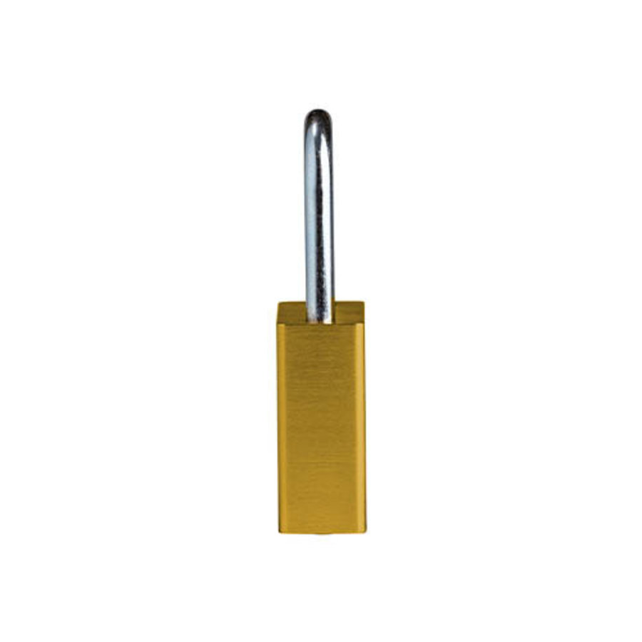 SafeKey Aluminium safety padlock Yellow  150288