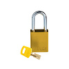 Brady SafeKey Aluminium safety padlock Yellow  150288