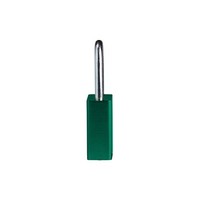 SafeKey Aluminium safety padlock green 150264