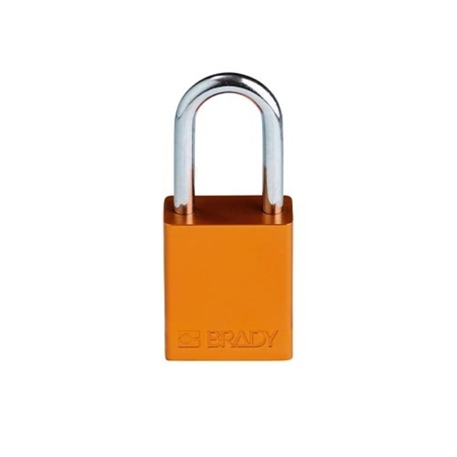 SafeKey Aluminium safety padlock Orange 150263