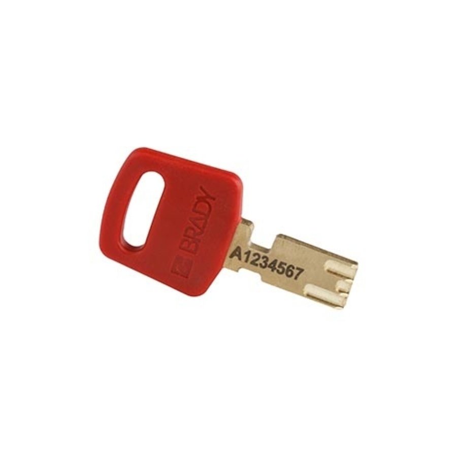 SafeKey Aluminium safety padlock Red 150307