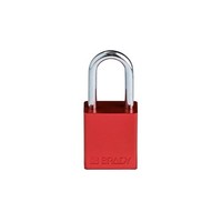 SafeKey Aluminium safety padlock Red 150307