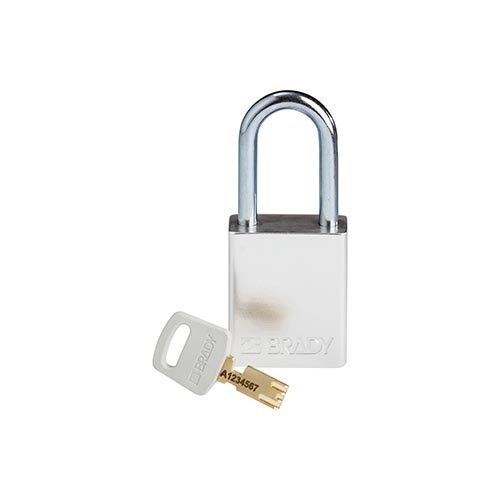 SafeKey Aluminium safety padlock Silver 150242 