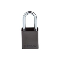 SafeKey Aluminium safety padlock Black 150243