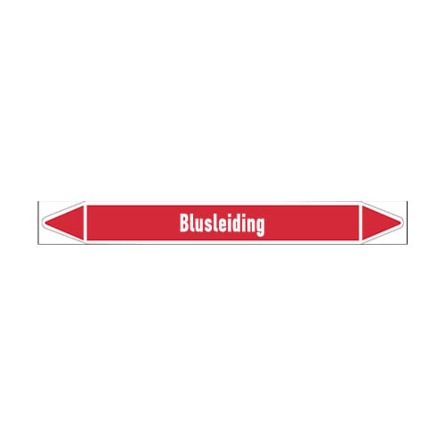 Pipe markers: Blusleiding | Dutch